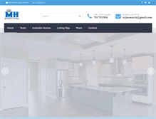 Tablet Screenshot of monarchhomesfm.com